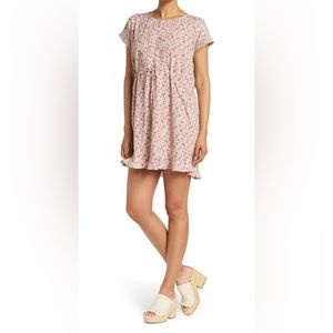 Wishlist short sleeve floral print dress size large NEW